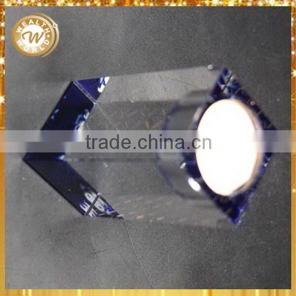 Bottom price new products crystal glass candle holders for events