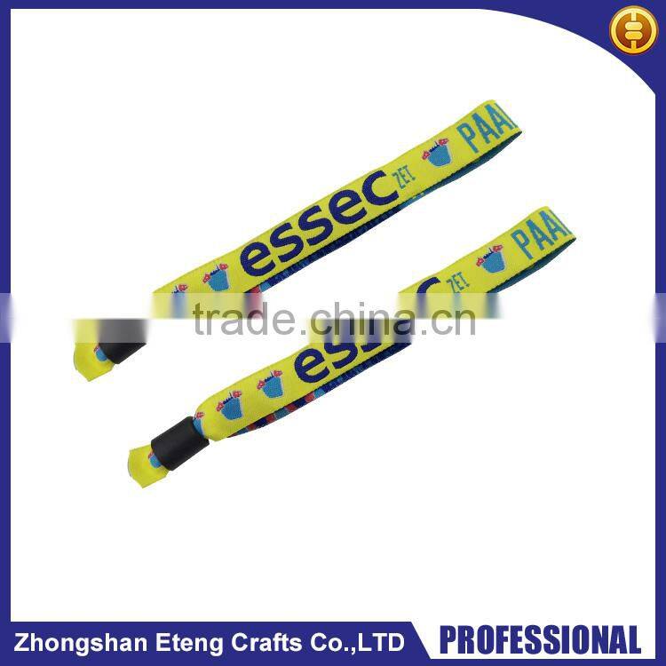 Wholesale fashion custom fabric bracelets,personalized woven fabric bracelets