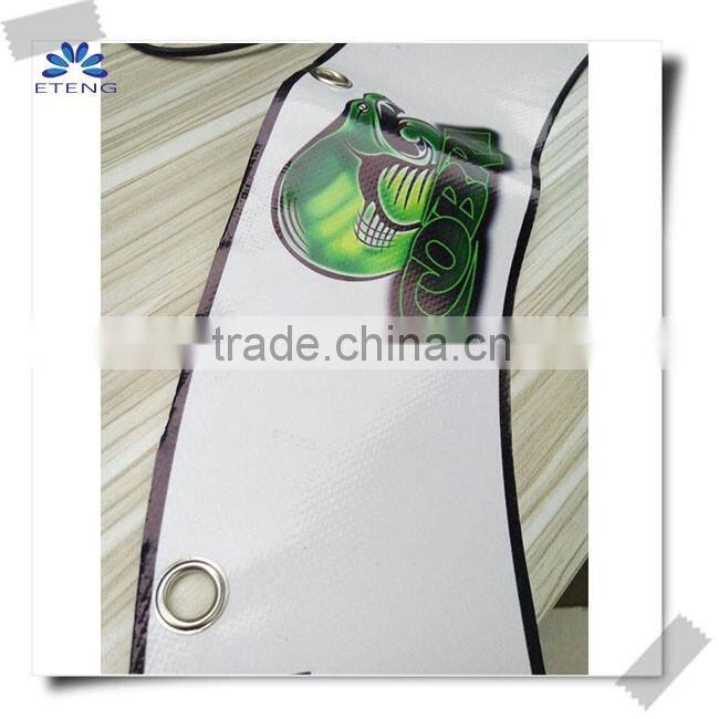 Outdoor wall advertising pvc vinyl banner, vinyl sign banner with customized printing