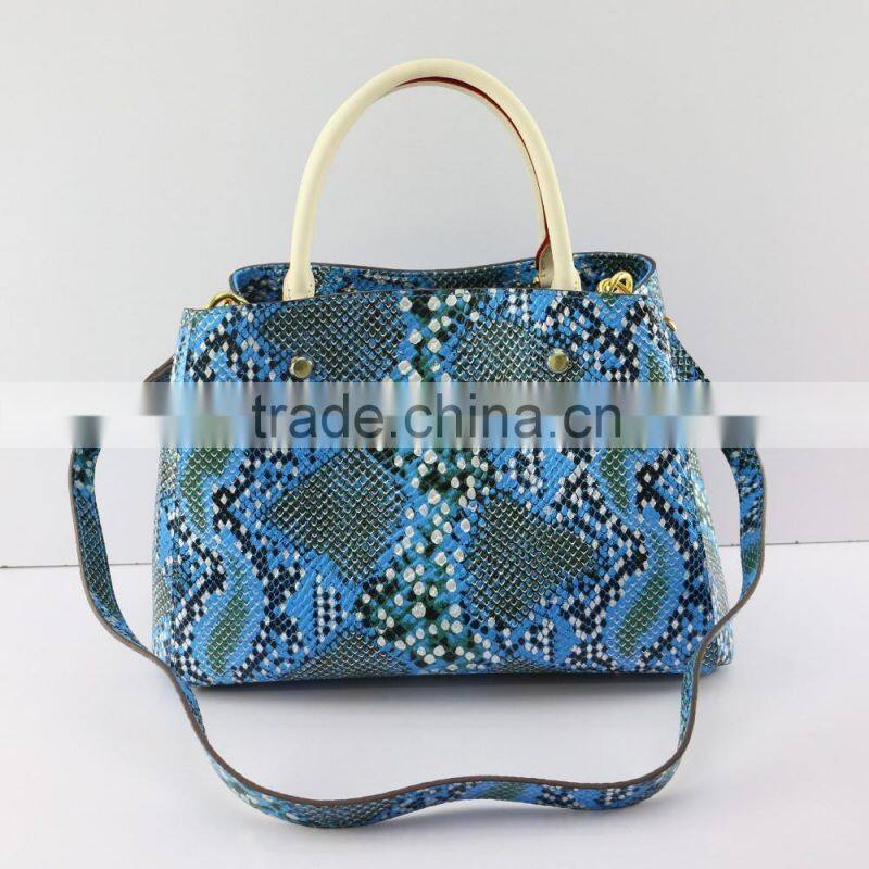New fashion women Snakeskin Grain PU Leather Handbag ,ladies Shoulder Bags