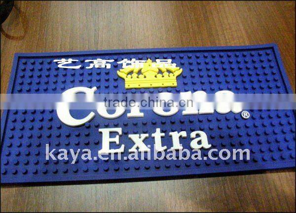 3D Eco-friendly soft pvc bar pad for bar gift