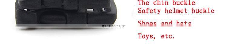 Black Plastic regulating buckle High Cost Performance Plastic Buckle for Bags&Belt in Different Sizes