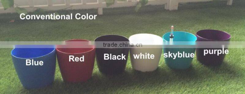 hanging flower pot , Home Garden Plastic Flower Pot ,Hanging Planter With Iron,hanging basket,