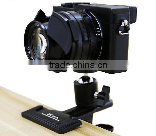 JJC CBH-01 Multi-Function Clip Clamp With 360 Turning Ball Head For Flash For Camera