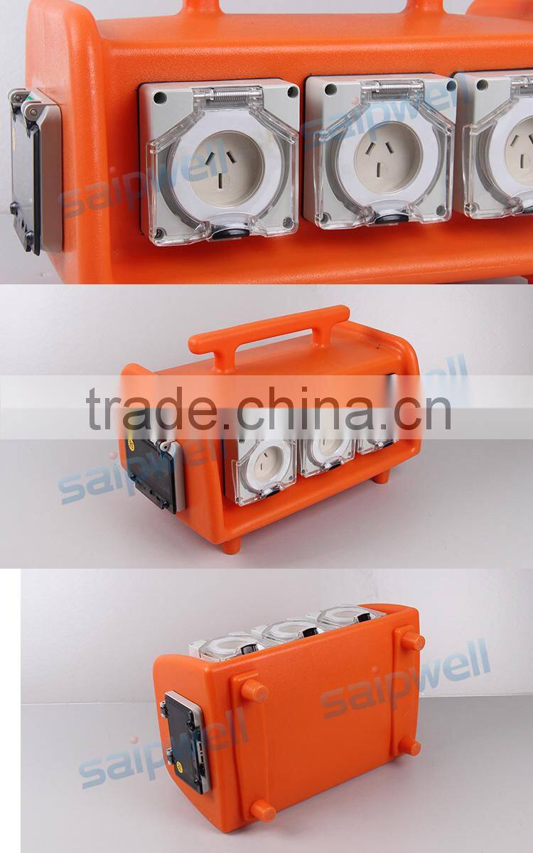 SAIP/SAIPWELL Horizontal Type Electrical Removable Power Socket Box