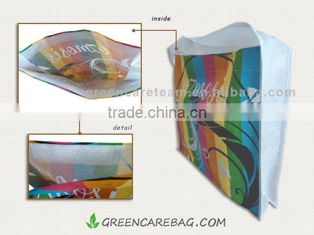 Colorful Long Strap Non-woven Shoulder Bag