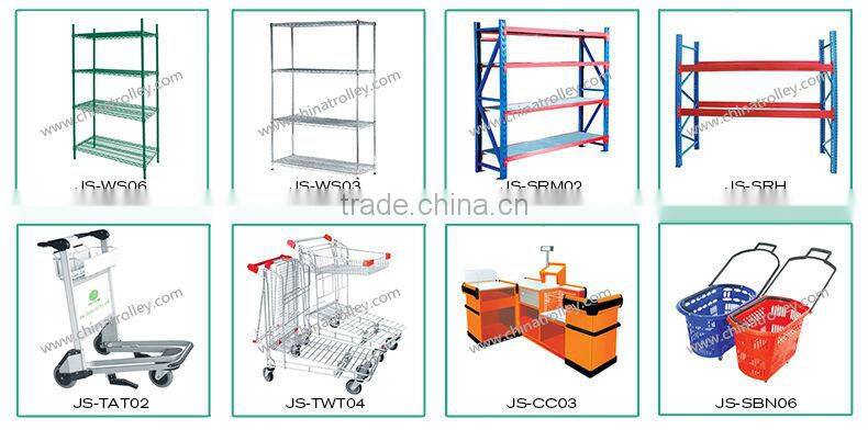 Chromed Display Shelves With 4 layers