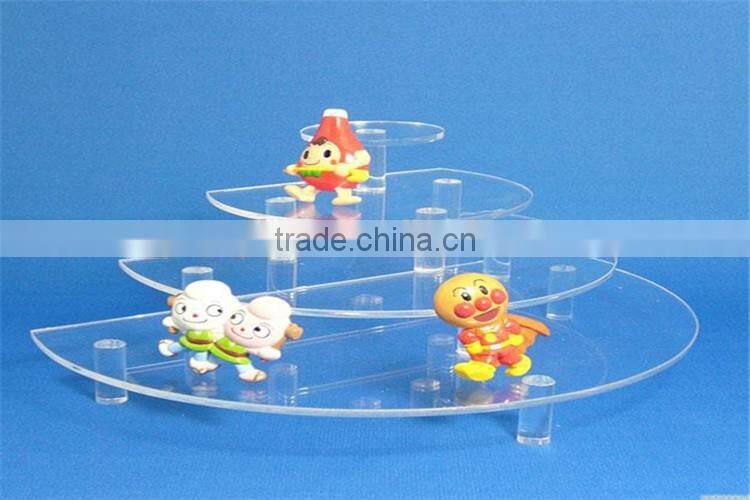 Acrylic crafts 5 drawer colored plexiglass makeup organizer