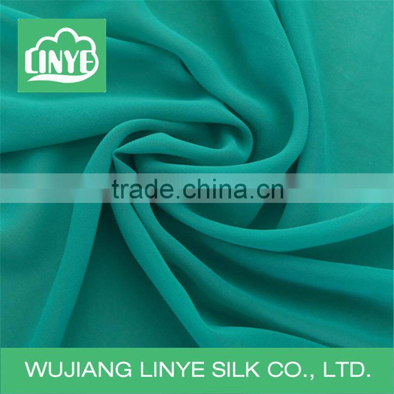 lastest design lining fabric polyester composite wire chiffon georgette fabric