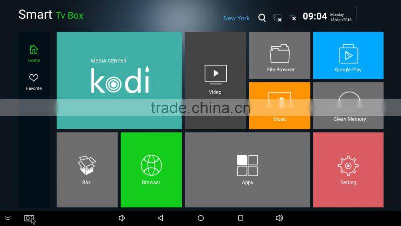 TOPLEO tv box amlogic s905 M9X Quad core ram 1gb/8gb android 5.1 tv box