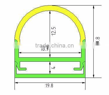 Newest products "U" shape LED Aluminum profile ALP010