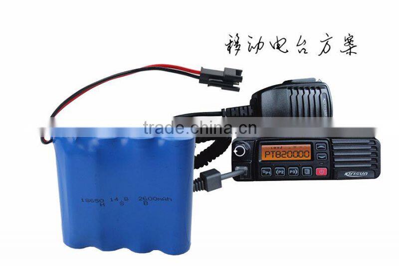 7.4V 4400mAh 18650 lithium ion battery pack with PCB for energy storage, lamp etc