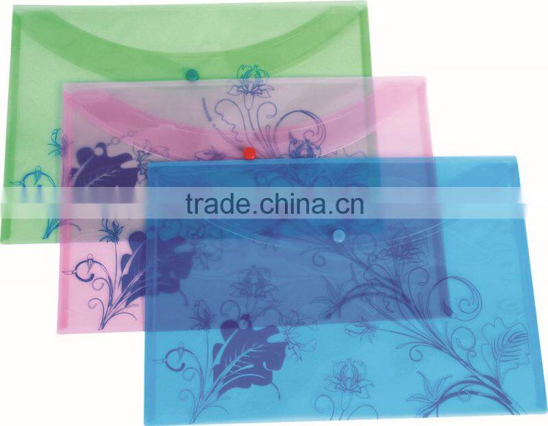 A4 hardcover clear file folder document holder