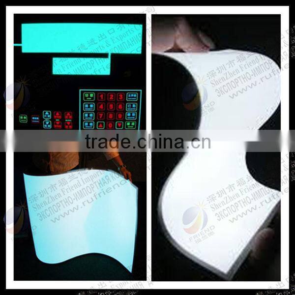 Newest ! Hottest!!The super bright el backlight,el backlight panel,el backlight sheet flexible EL backlight