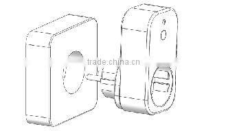 P1 Remote control wireless socket with high end 433MHz kinetic transmitter wireless socket