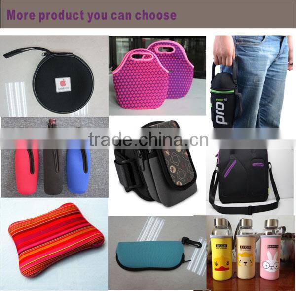 High quality flower printing neoprene tote bag for woman