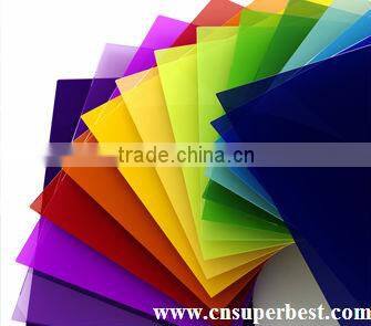 cast acrylic sheet in various colors