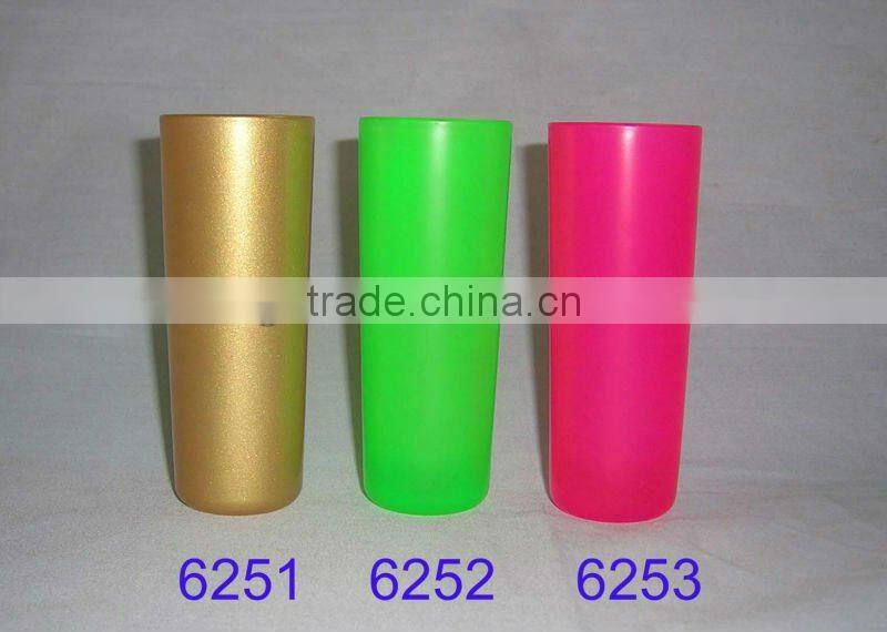 metallic glass palm tree