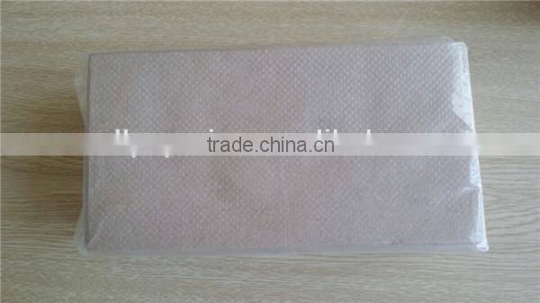 Blue single fold hand paper towel