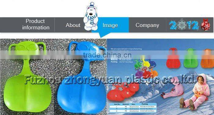 Double winter ski shovel