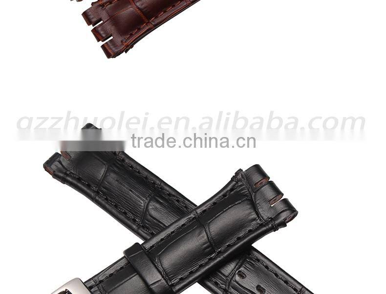17|19mm high quality Calfskin leather Men and women's leather Watch strap wholesale 3PCS