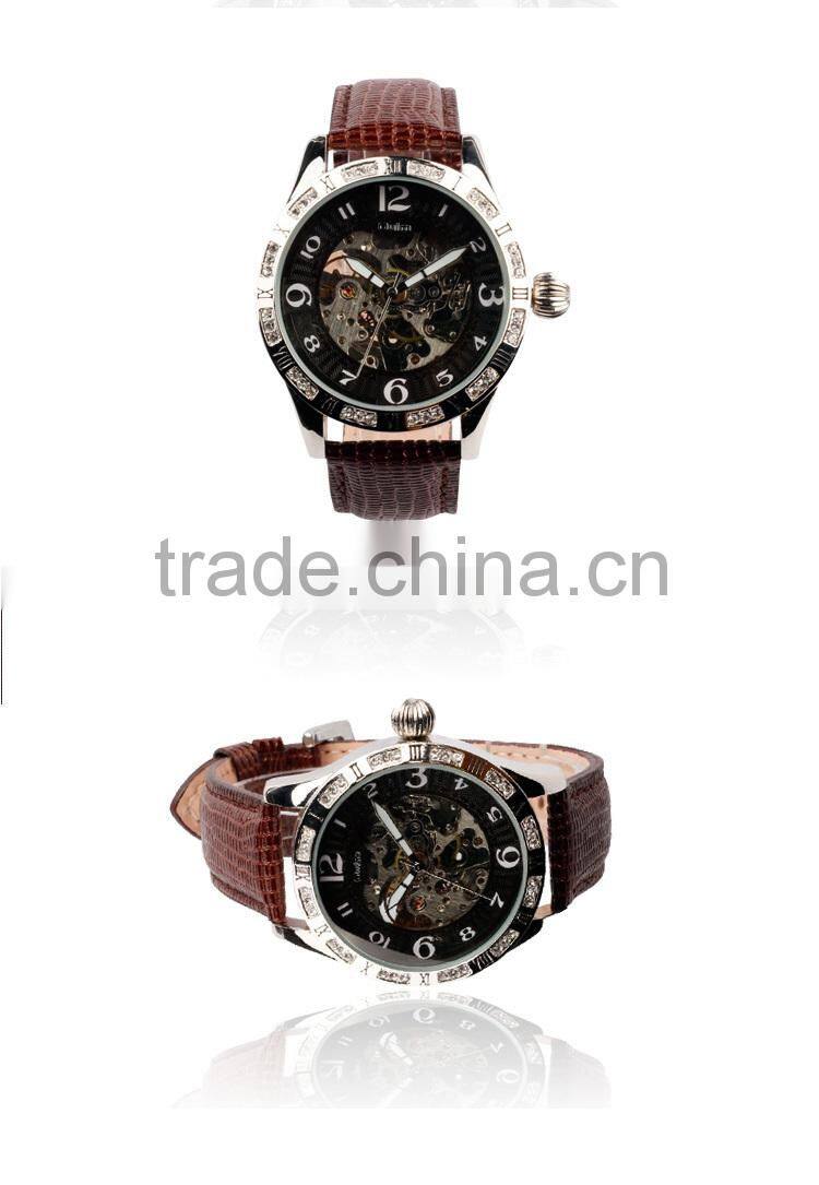 2015 oulm lady watch, colorful unisex watch, mechanical watch made in china