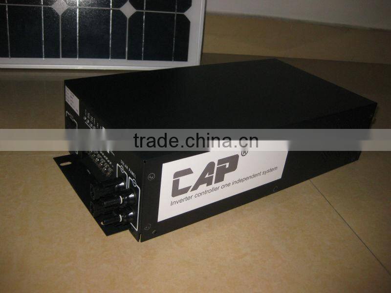 1000w 24V pure sine wave single phase inverter buit in mppt charge controller