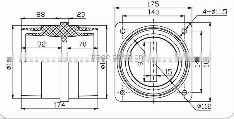 12kV Epoxy Resin Bushing