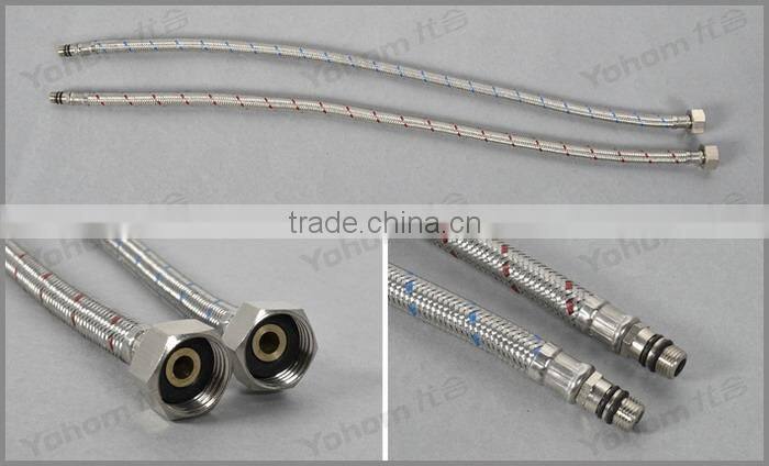 Dual handle Dual hole Gold Shower faucet