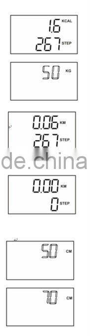 sportline pedometer/FM radio