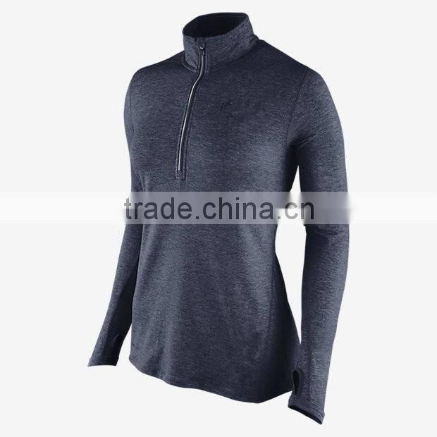 Latest design Womens workout shirt long sleeve Running tights Quick Dry fitness