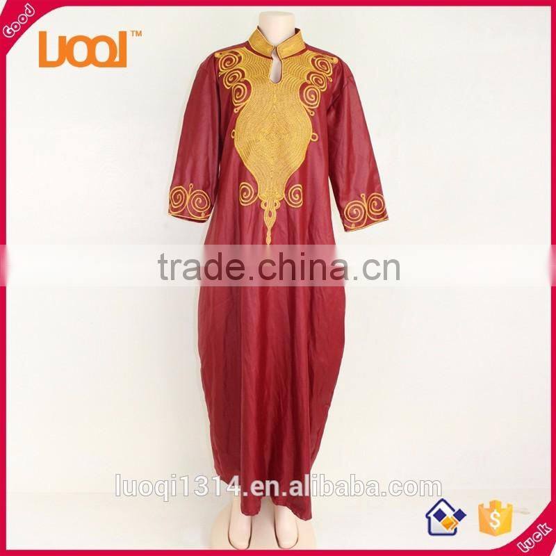 2016 small MOQ african design women long maxi dresses