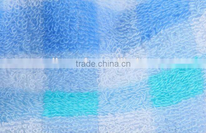 pure cotton yarn dyed jacquard bear embroidery face towel wholesale