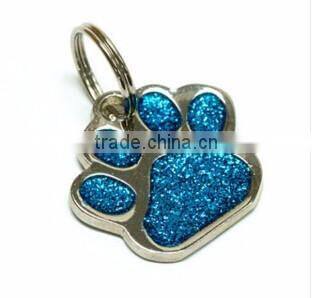 With unique qr code id number glitter pet tag