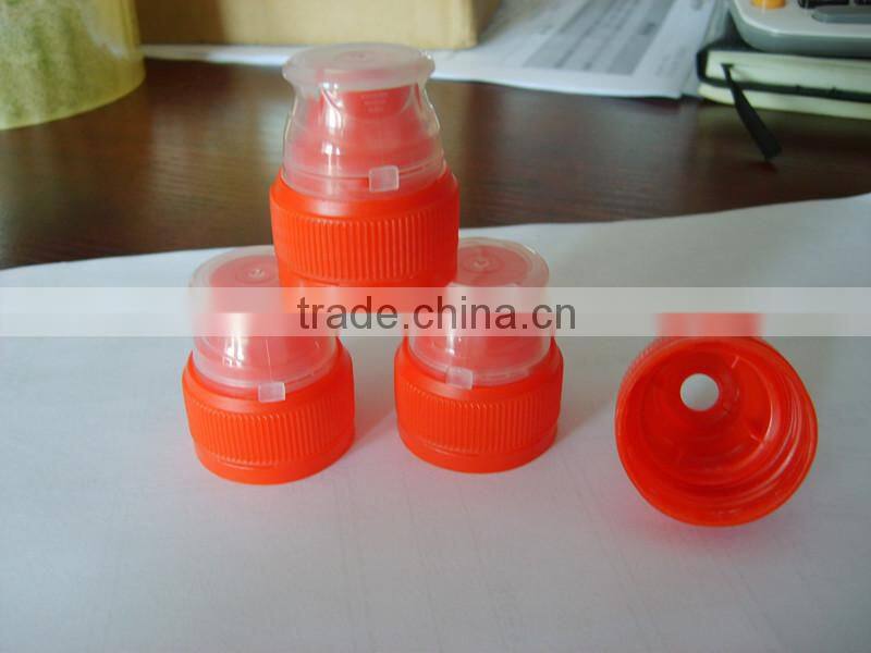 Beauty and high quality plastic sport water bottle caps from China 28mm