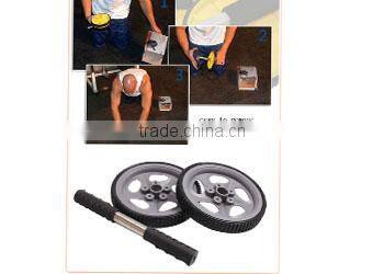 double color muscle ab roller