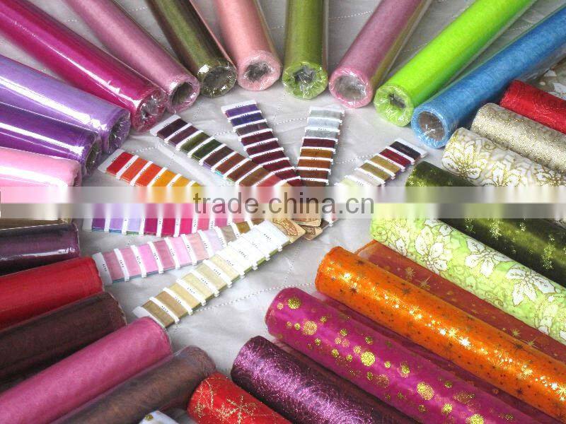 HOT SALE crystal organza roll
