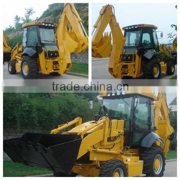 China SDLG Compact Backhoe Loade, air condition, pilot control