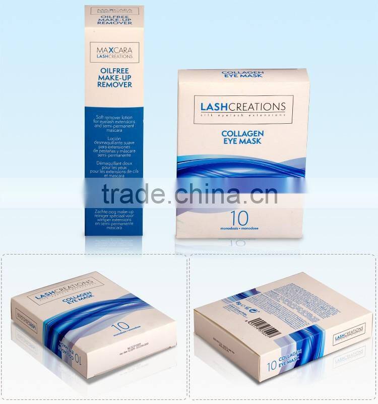 Small Custom Color recycled Paper Reverse Tuck End Cosmetic Beauty Products Packaging Box