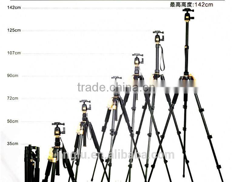Q555 Portable Magnesium Aluminium Tripod Monopod Tripod+ Ball Head for camera