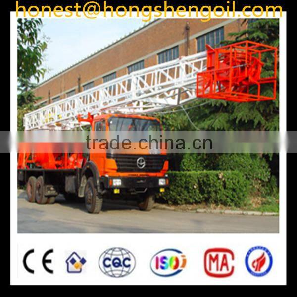 api standard xj20 workover rig for oil well