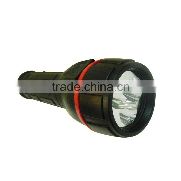 Hot sales dry battery rubber flash torch for boat