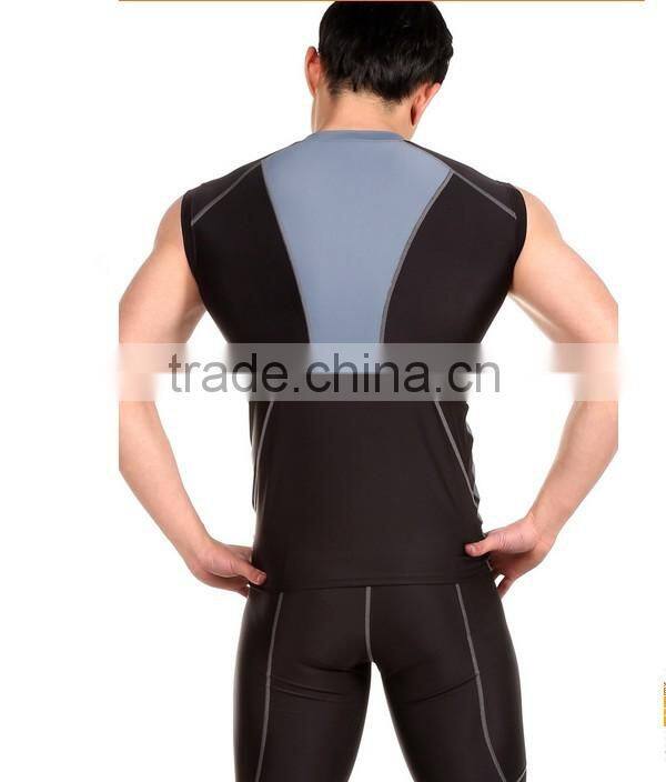 Gym Sport Cycling Tights Shirts & Shorts Men Male Compression
