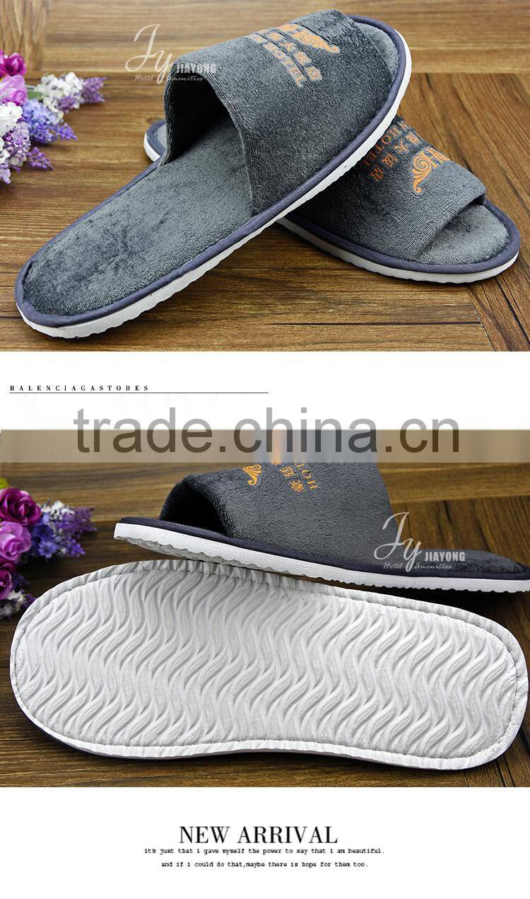Eco-friendly hotel bathroom custom slippers women bathroom slippers