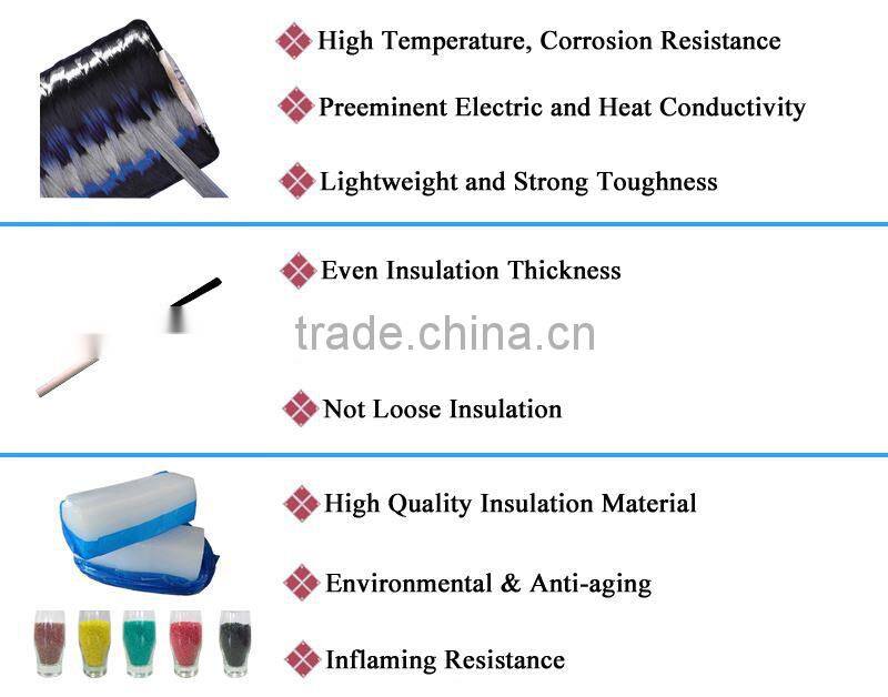 Cable OEM Manufacturer Carbon Fiber Conductor 16ohm Water Pipe Protect underfloor Heating Cable