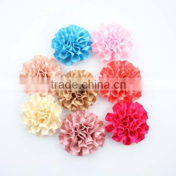 Handmade mini satin ribbon flowers