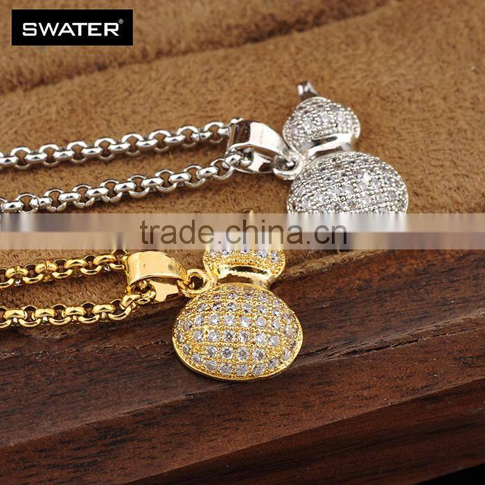 Custom Jewelry Wholesale Gourd 10 To 15 Gram Gold Necklace Designs