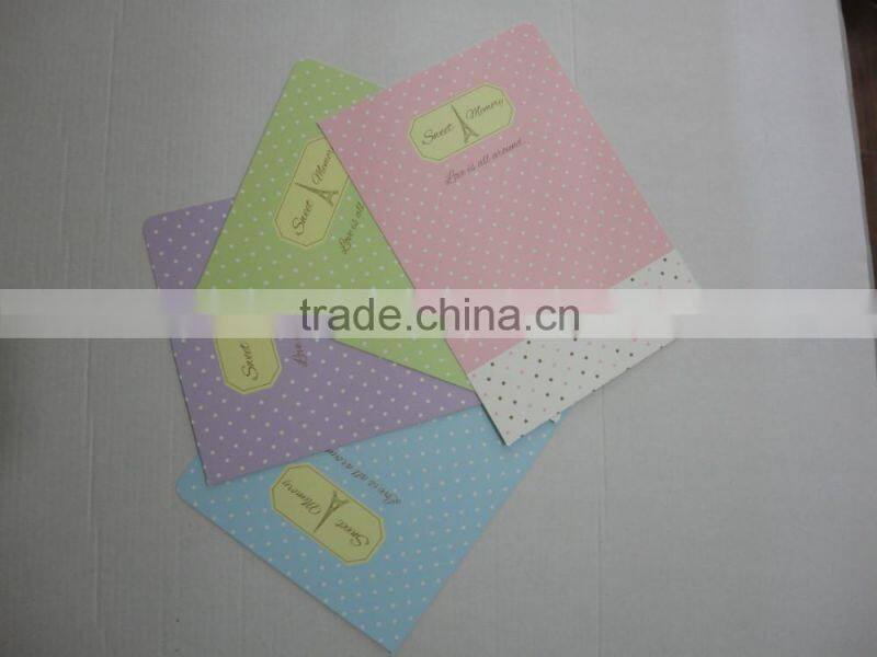fashion design printed cardboard paper pad