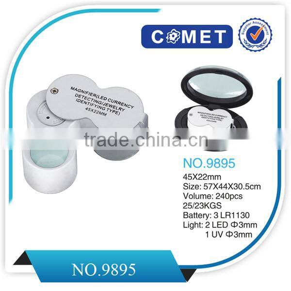 NO.9895 led loupes,45x magnification magnifier