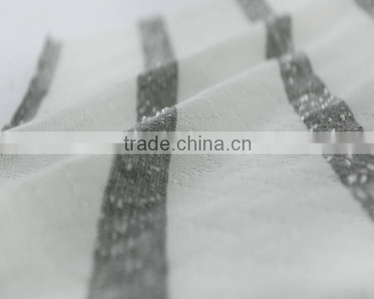 Jiufan Textile 100% Polyester Fabric Fancy Fabric Hacci Knitting Fabric for Garment